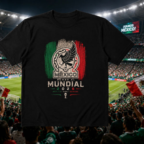 Mexico 2026 World Cup Fan T-Shirt – Rumbo al Mundial Soccer Graphic Tee