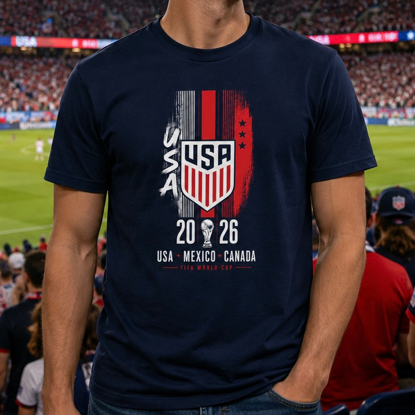 USA 2026 World Cup Pride T-Shirt | Soccer Fan Tee