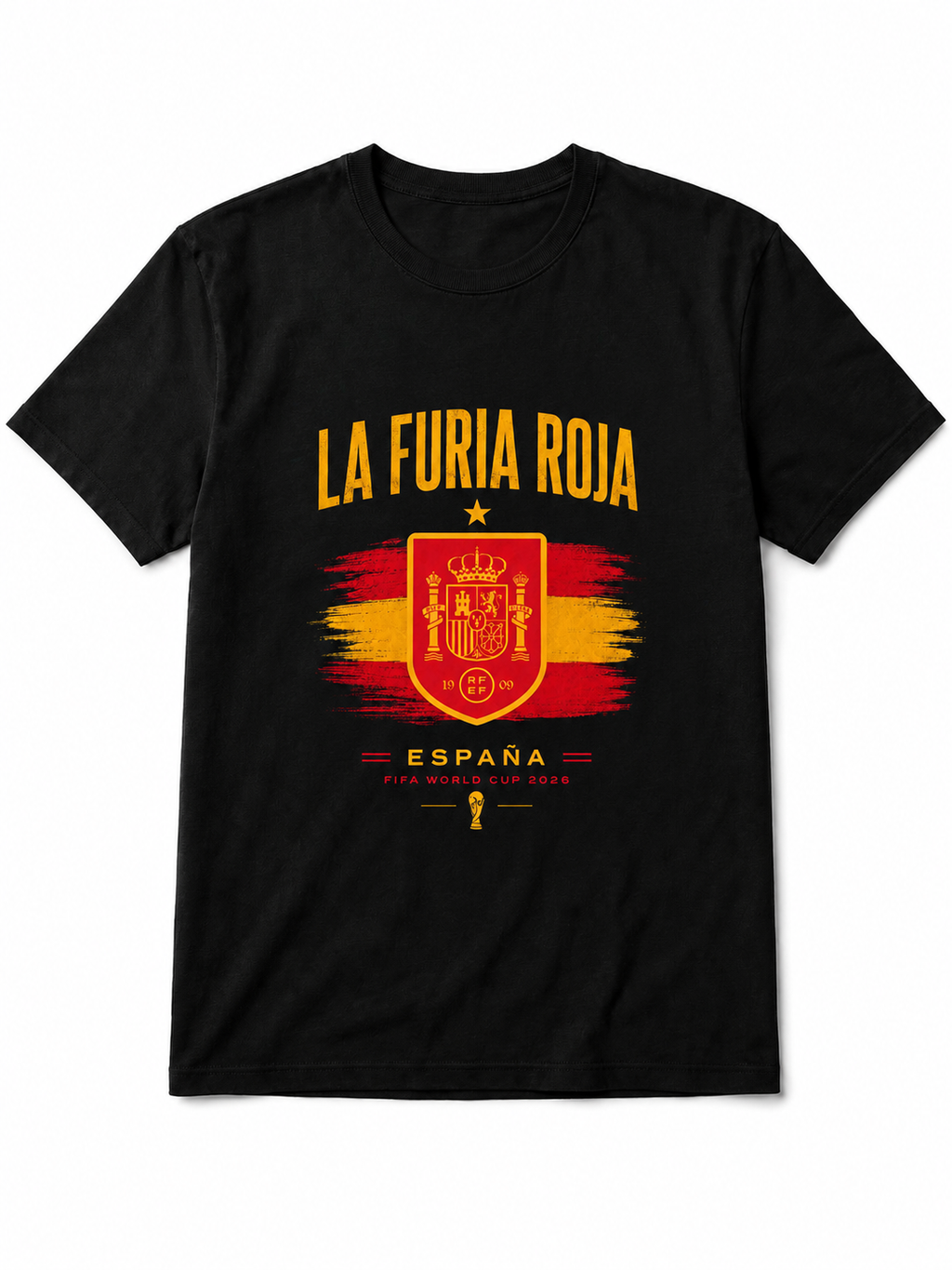 Spain2026 World Cup La Furia Roja T-Shirt | Soccer Fan Tee
