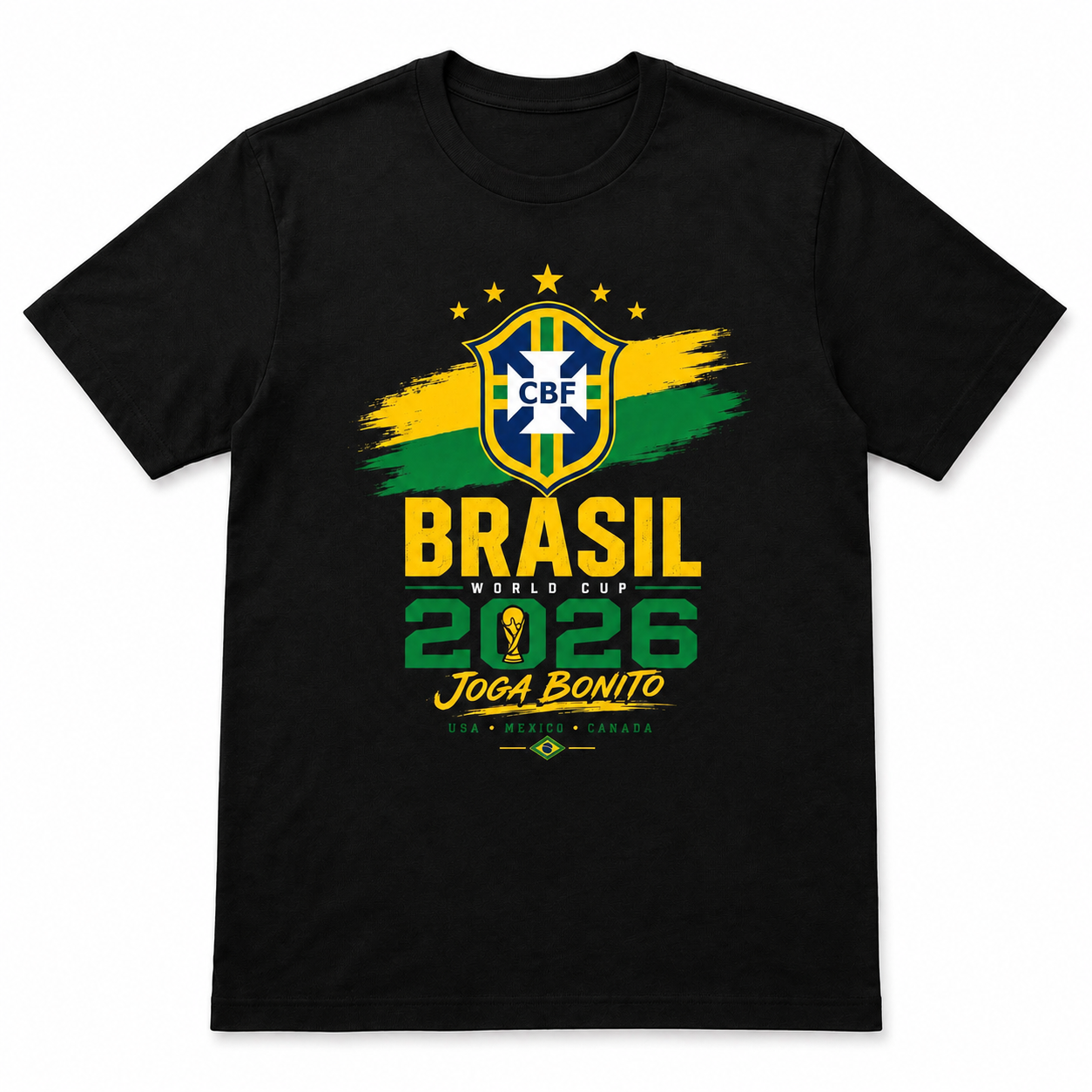Brazil 2026 World Cup Joga Bonito T-Shirt | Soccer Fan Tee