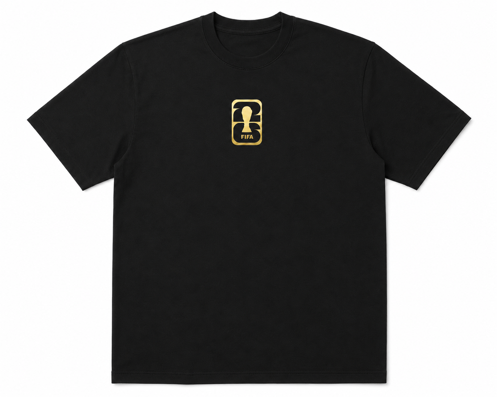 2026 World Cup Gold Trophy Fan Tee | Soccer Supporter T-Shirt | Premium Black Edition