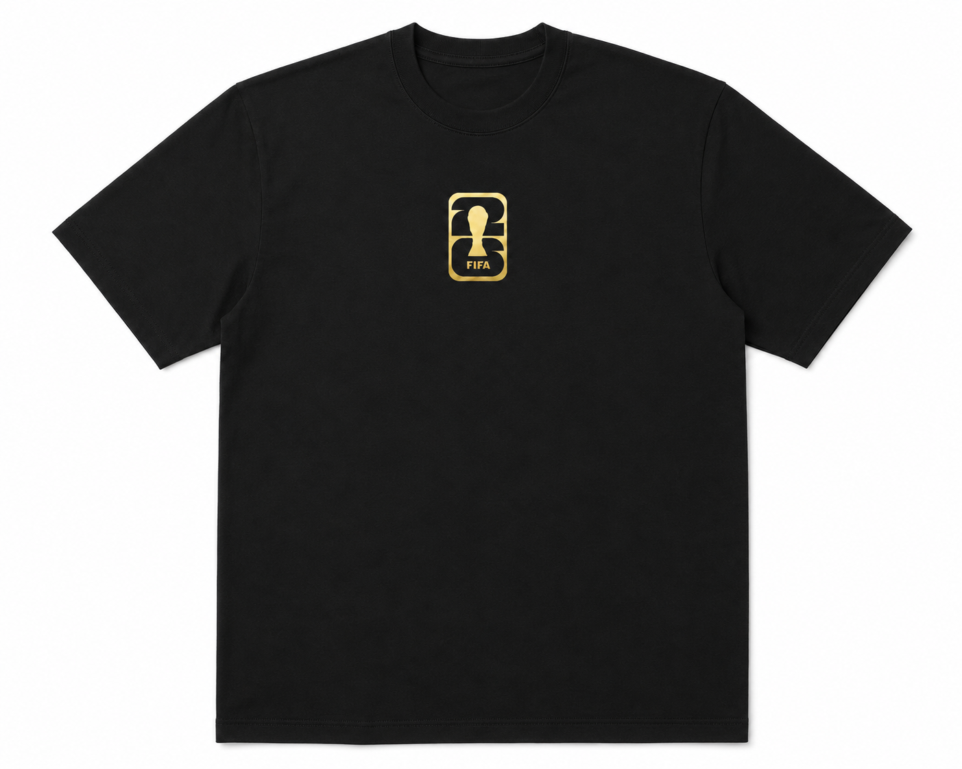 2026 World Cup Gold Trophy Fan Tee | Soccer Supporter T-Shirt | Premium Black Edition