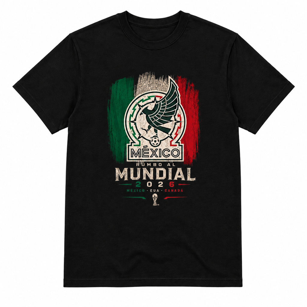Mexico 2026 World Cup Fan T-Shirt – Rumbo al Mundial Soccer Graphic Tee